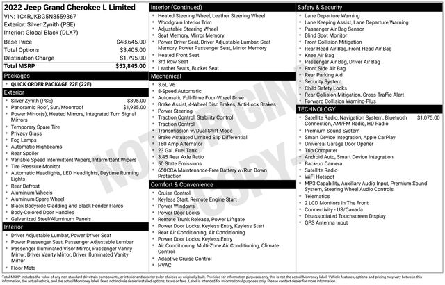 jeep grand cherokee l 2022 1C4RJKBG5N8559367 image jeep grand cherokee l 2022 1C4RJKBG5N8559367 image